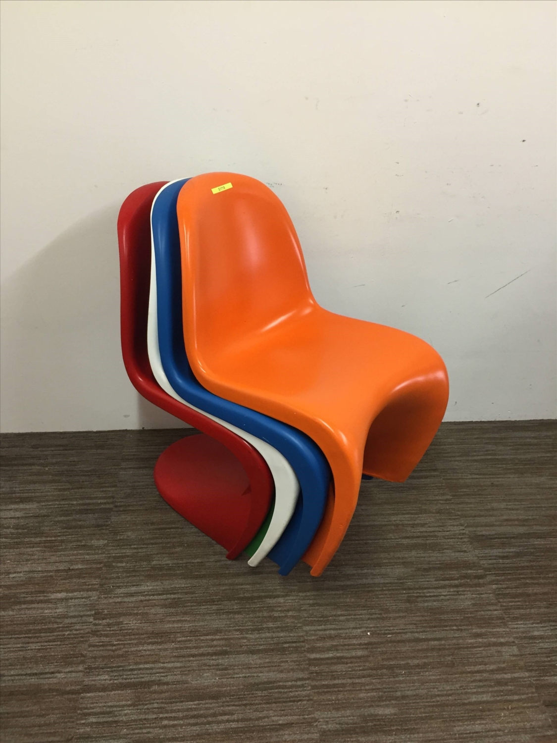 Gebruikte Replica Vitra panton chair Oranje GM004 Goesten &amp; Goesten